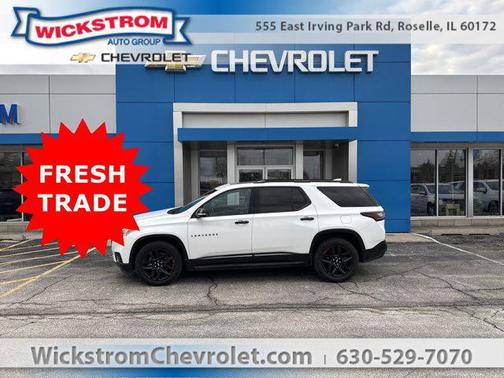Summit White 2018 Chevrolet Traverse Premier