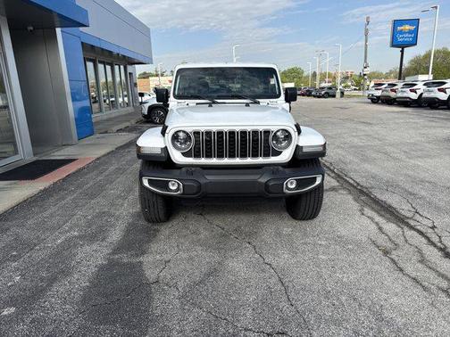 Bright White Clearcoat 2025 Jeep Wrangler 4xe Sahara