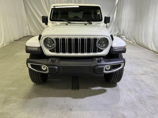Bright White Clearcoat 2025 Jeep Wrangler 4xe Sahara