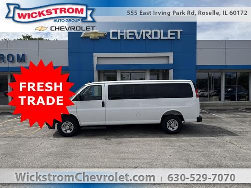 Summit White 2024 Chevrolet Express 3500 RWD 3500 Extended Wheelbase LS