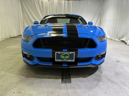 Blue 2017 Ford Mustang GT