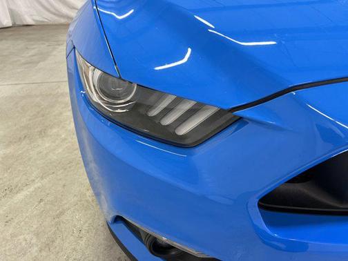 Blue 2017 Ford Mustang GT