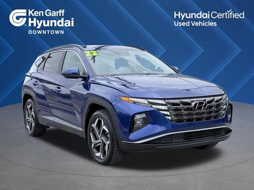 Blue 2022 Hyundai TUCSON SEL