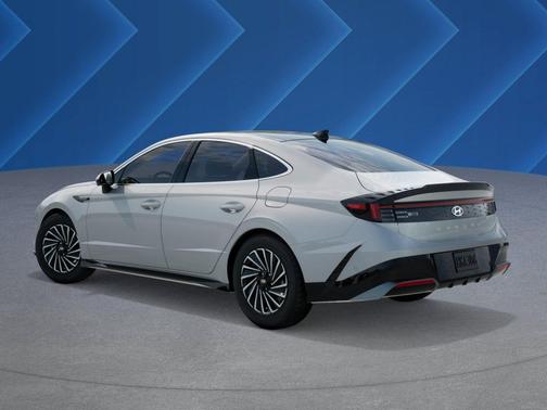 Serenity White 2026 Hyundai SONATA Hybrid Limited