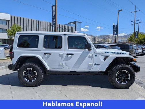 Bright White Clearcoat 2024 Jeep Wrangler 4xe Rubicon X