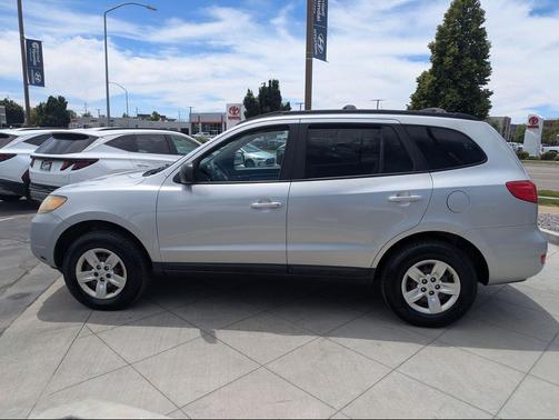 Radiant Silver Metallic 2009 Hyundai SANTA FE GLS