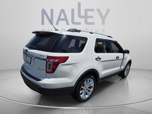 White Platinum Metallic Tri-Coat 2014 Ford Explorer XLT