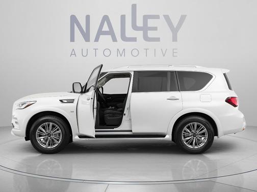 Moonstone White 2021 INFINITI QX80 PREMIUM SELECT AWD
