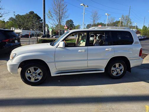 Crystal White 2007 Lexus LX 470 Base