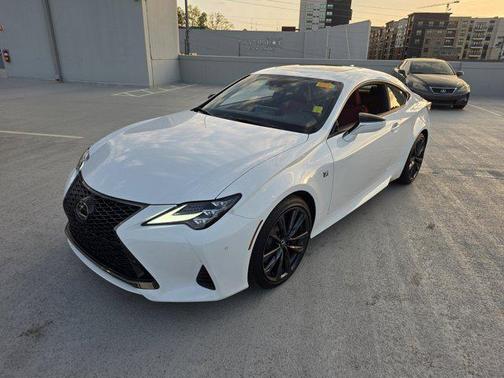 Ultra White 2025 Lexus RC 350 F Sport
