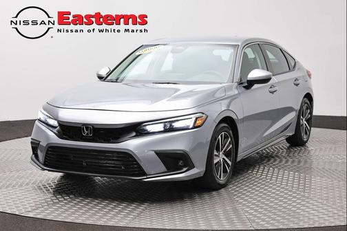Gray 2022 Honda Civic LX