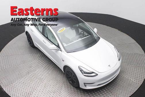 Pearl White Multi-Coat 2018 Tesla Model 3 Long Range