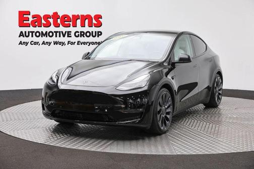 Solid Black 2022 Tesla Model Y Performance Dual Motor All-Wheel Drive