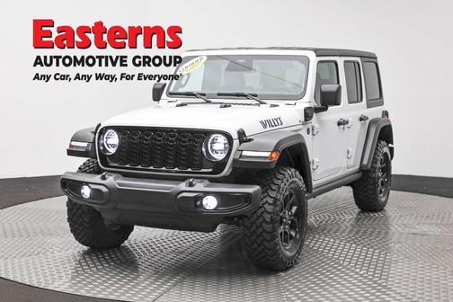 Bright White Clearcoat 2025 Jeep Wrangler 4xe Willys