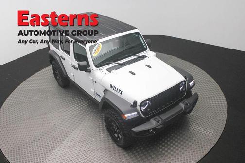 Bright White Clearcoat 2025 Jeep Wrangler 4xe Willys