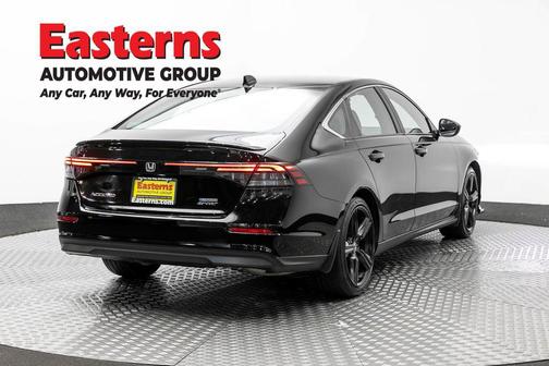 Black 2025 Honda Accord Hybrid Sport