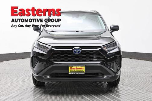 Midnight Black Metallic 2022 Toyota RAV4 Hybrid LE