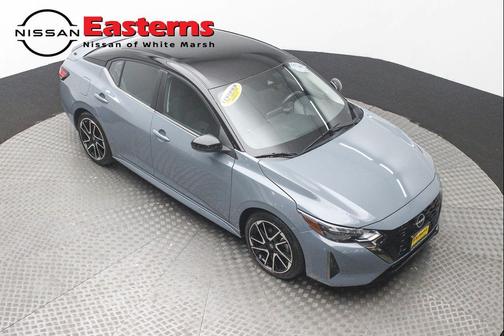 Atlantic Gray Metallic/Super Black 2024 Nissan Sentra SR