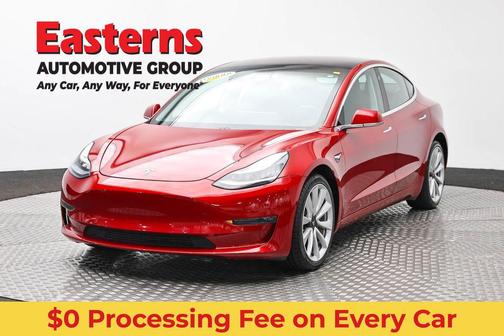 Red Multi-Coat 2018 Tesla Model 3 Long Range