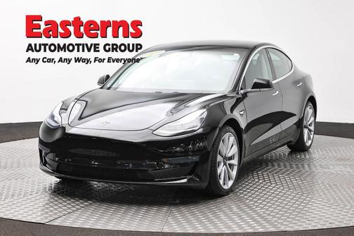 Solid Black 2019 Tesla Model 3 Long Range