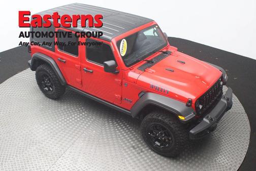 Firecracker Red Clearcoat 2025 Jeep Wrangler 4xe Willys