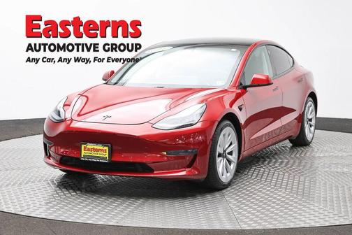 Red Multi-Coat 2021 Tesla Model 3 Standard Range Plus