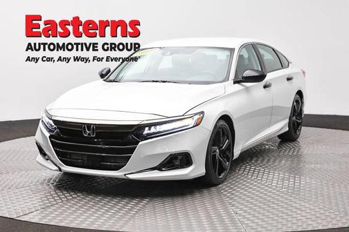 Platinum White Pearl 2021 Honda Accord Sport SE 1.5T