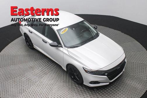 Platinum White Pearl 2021 Honda Accord Sport SE 1.5T