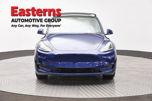 Blue 2021 Tesla Model Y Long Range