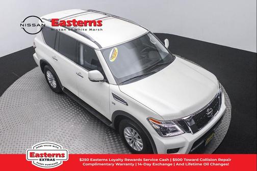 Pearl White Tricoat 2020 Nissan Armada SV 4WD