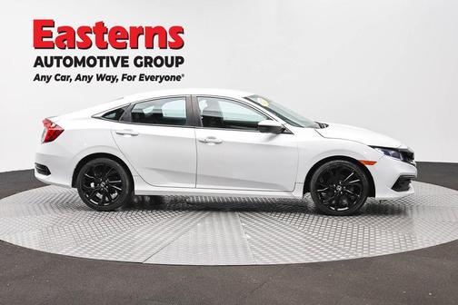 Platinum White Pearl 2021 Honda Civic Sport
