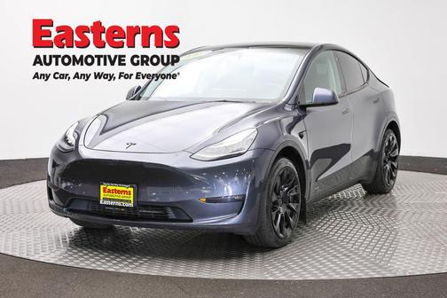 Gray 2021 Tesla Model Y Long Range Dual Motor All-Wheel Drive