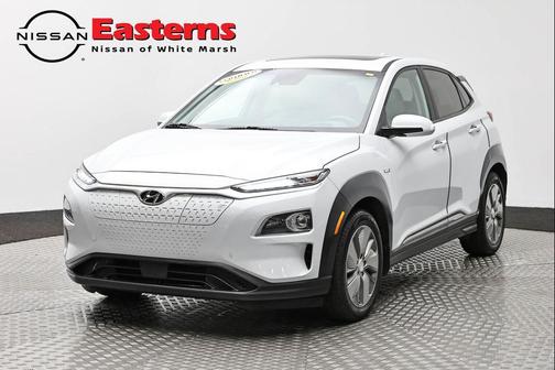 Chalk White 2020 Hyundai KONA EV Ultimate