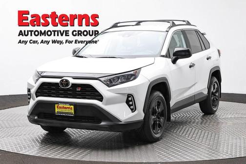 Super White 2021 Toyota RAV4 LE