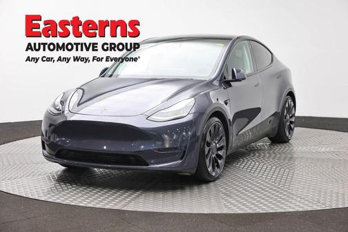 Gray 2020 Tesla Model Y Performance Dual Motor All-Wheel Drive