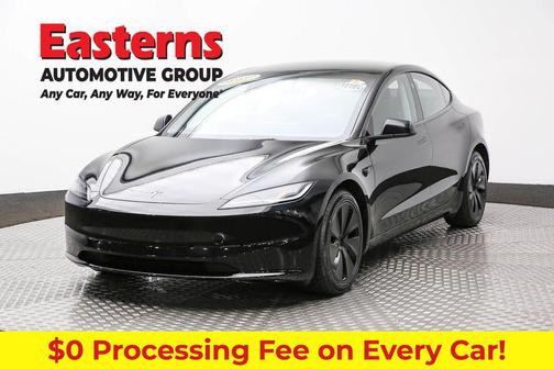 Solid Black 2024 Tesla Model 3 Long Range