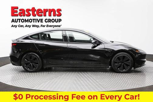 Solid Black 2024 Tesla Model 3 Long Range