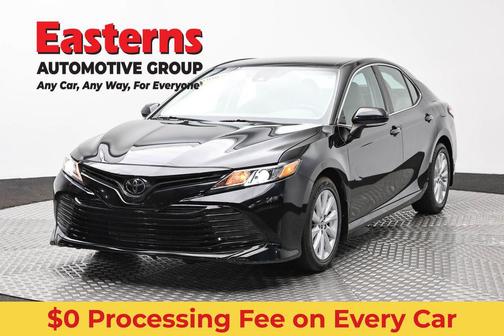 Midnight Black Metallic 2019 Toyota Camry LE