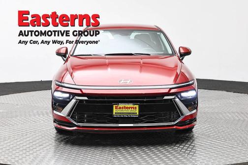 Ultimate red 2025 Hyundai SONATA Hybrid SE