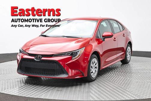 Barcelona Red Metallic 2020 Toyota Corolla LE