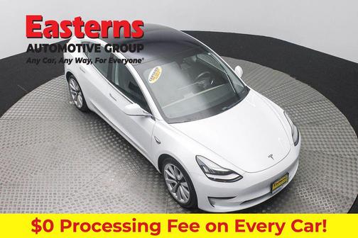 Pearl White Multi-Coat 2018 Tesla Model 3 Long Range