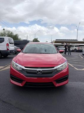 Red 2016 Honda Civic LX