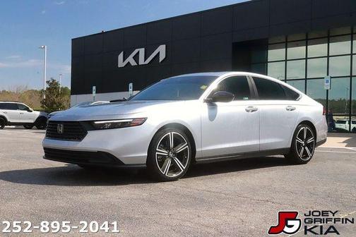 Solar Silver Metallic 2024 Honda Accord Hybrid Sport