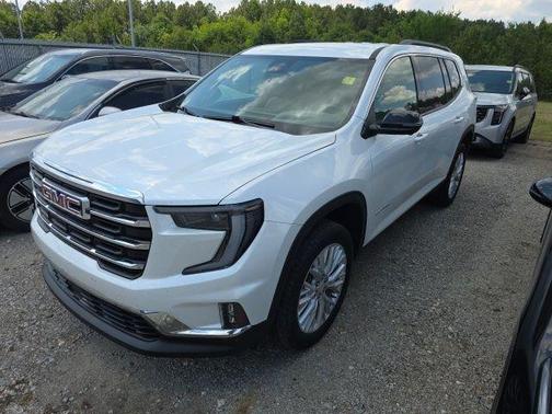 White Frost Tri-Coat 2024 GMC Acadia Elevation