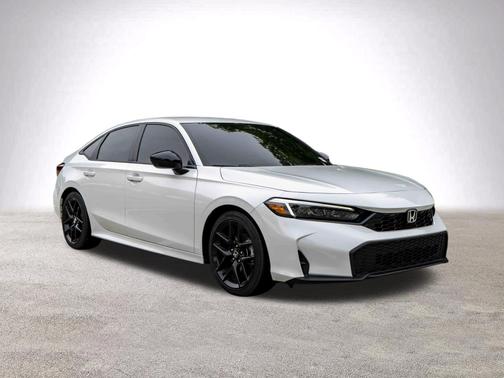 Platinum White Pearl 2025 Honda Civic
