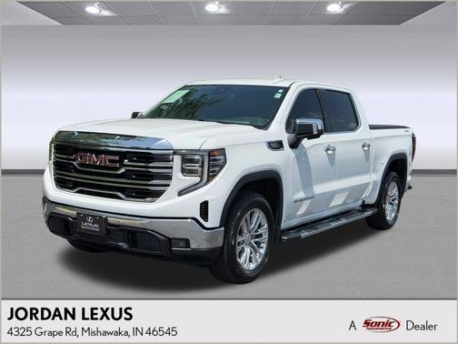 Summit White 2023 GMC Sierra 1500 SLT