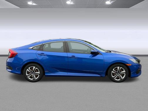 Aegean Blue Metallic 2018 Honda Civic LX