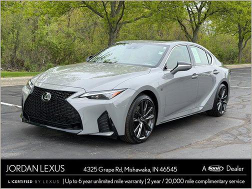 Gray 2025 Lexus IS 350 Base