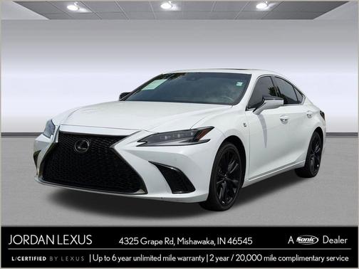 Ultra White 2023 Lexus ES 300h F SPORT Handling