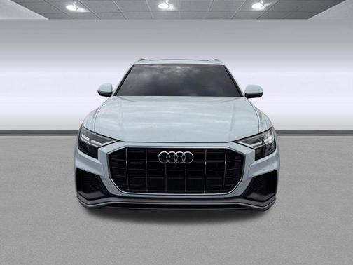 White 2021 Audi Q8 55 Premium Plus